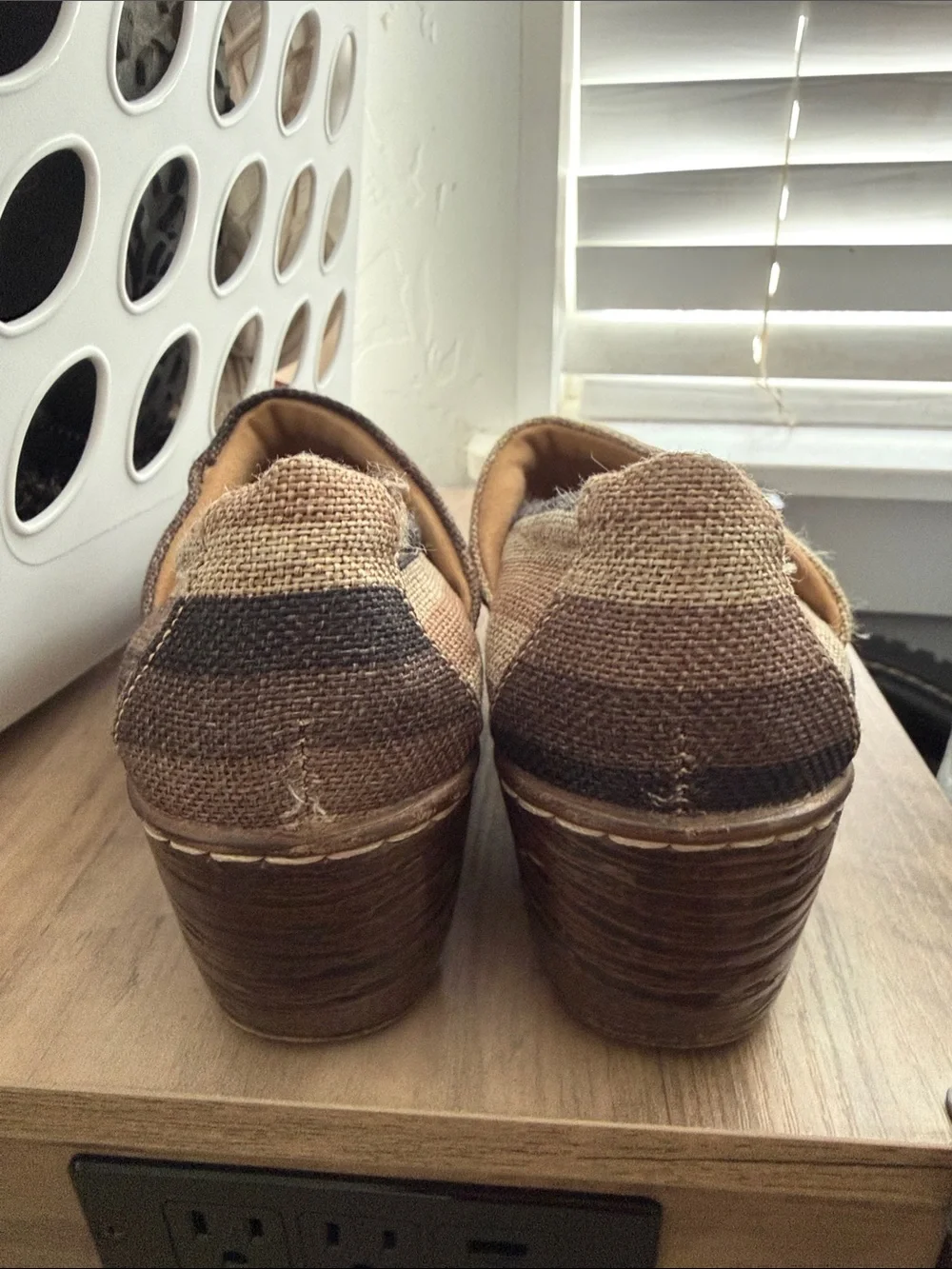 b.o.c. Kids Slip-On Sneakers in Brown and Black Stripes